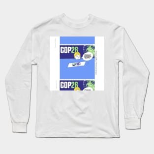 tenemos tiempo, we still got time or not? ecopop cartoon comic doodle about climate change Long Sleeve T-Shirt